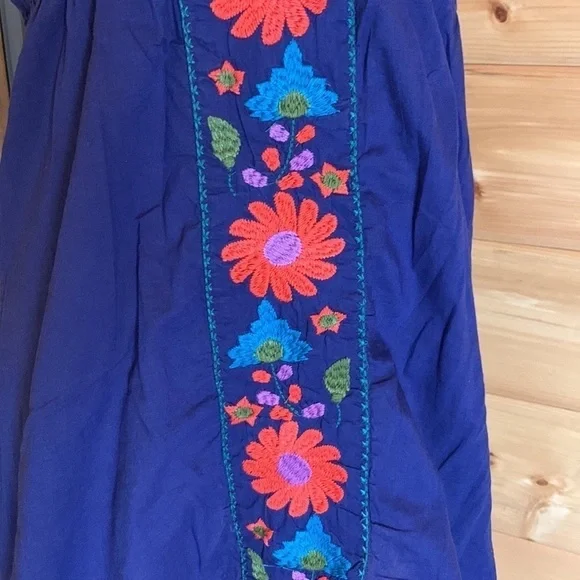 I Love H81 strapless top with floral embroidery Size Small - Picture 4 of 9